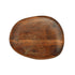 Small Wood and Brass Inlay Serving Platter